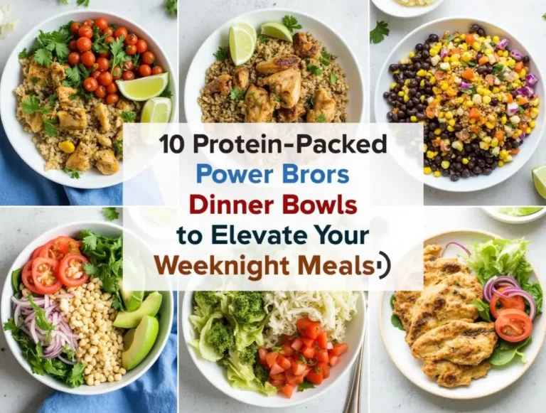 10 Protein-Packed Dinner Bowls to Elevate Your Weeknight Meals